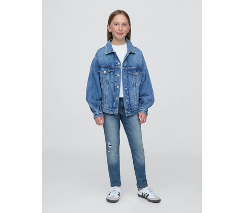 Gap Dětské džíny basic skinny Modrá