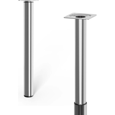 Walteco Nábytková noha průměr 30 mm výškově nastavitelná 300-500 mm chrom 50398