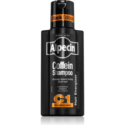 Alpecin Coffein Shampoo C1 Black Edition шампоан с кофеин за мъже стимулиращ растежа на косата 250ml