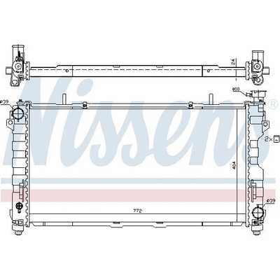 Chladič motoru NISSENS 61005