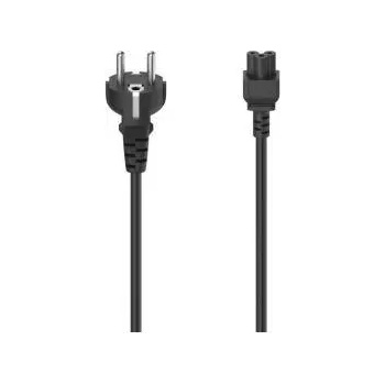 Hama Захранващ кабел HAMA Euro-plug към 3 pin (IEC C5) Socket, 1.5 m, Черен, HAMA-200735