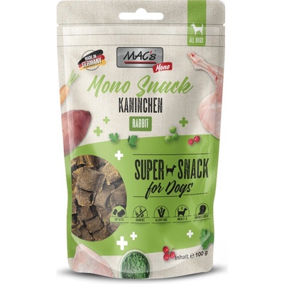 MAC´s Dog Mono Snack králičie 6 x 100 g