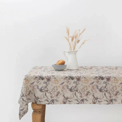 Tom Linen stolní běžec Botanika 140x140cm