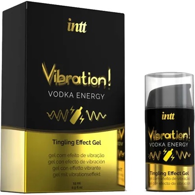 INTT Течен вибратор "intt vodka energy" 15 мл Изтръпващо пулсиращ и загряващ ефект