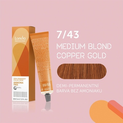 Londa Demi Permanent Color bohatá krémová 7/43 60 ml