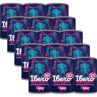Ibero Natural Dog Adult beef 15 x 400 g