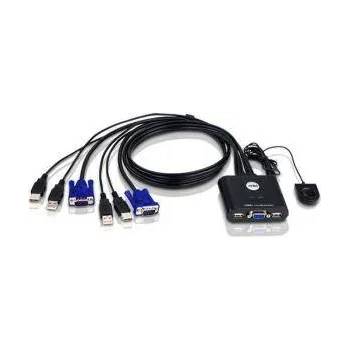 ATEN Превключвател 2 port KVM USB ATEN-CS22U, USB, ATEN-CS22-USB