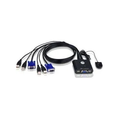 ATEN Превключвател 2 port KVM USB ATEN-CS22U, USB, ATEN-CS22-USB