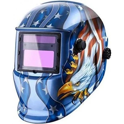 Соларна маска за заваряване - Автоматична- Blue- регулиране на затъмнението 9-13 (GY8899)