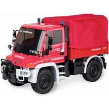 Tamiya-Carson MB Unimog U300 RTR hasiči 1:12