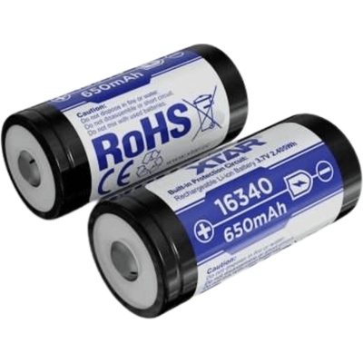 Xtar 16340/R-CR123 3.7V 650mAh