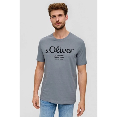 S.Oliver pánske tričko čierne