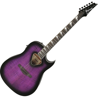 Ibanez ALT50FA-TVT Transparent Violet Sunburst Електро-акустична китара Дреднаут