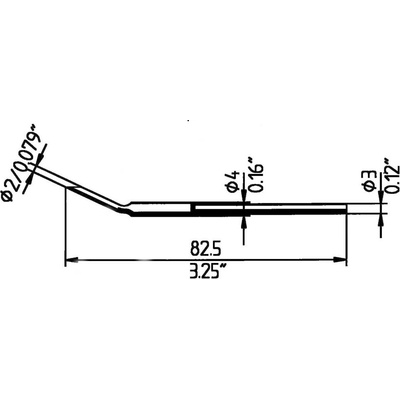 Ersa MD/SB odsávací hrot Velikost hrotů 2 mm Obsah 2 ks