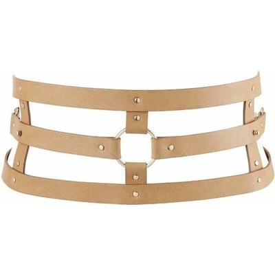 Bijoux Indiscrets Pásy zvýrazňujúce pás Maze Wide Belt Hnedý