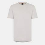 Boss Тениска Boss Mens BOSS ORANGE Tales T-Shirt with Logo Patch Premium Cotton - Grey 070
