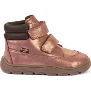 Froddo Детски обувки barefoot Froddo Kid's Zeru Tex Barefoot Barefoot shoes - Pink / Gold - размер 23 (EU) (702-4810-0614)