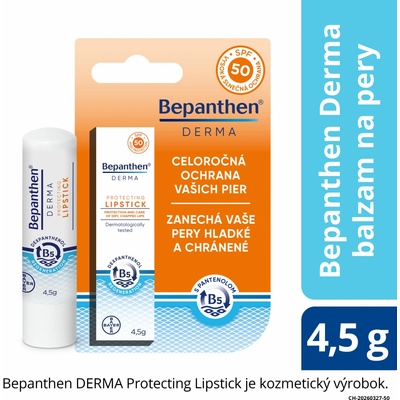 Bepanthen Derma balzam na pery SPF50 4,5 g