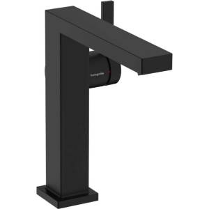 Hansgrohe Tecturis E - Смесител за умивалник, CoolStart, EcoSmart, матово черно 73041670 (73041670)
