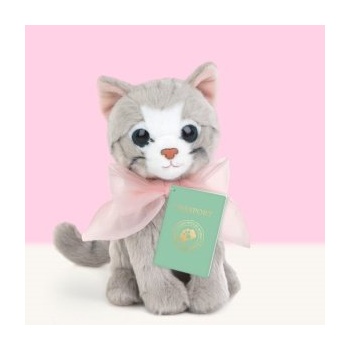 Image 1 of Studio Pets - Плюшено коте с панделка, Бела