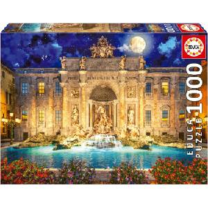 Educa Пъзел Educa от 1000 части - Фонтанът ди Треви, Рим (EDU19923)