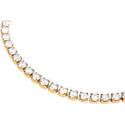 Franco Bene Náhrdelník s kamínky pozlacený 1387 – Zboží Dáma