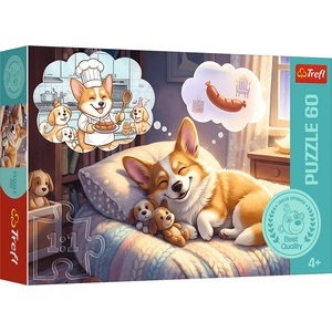 Trefl - Puzzle Dreaming Corgi - 40 - 99 piese
