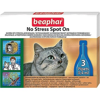 Beaphar No Stress Spot On pre mačky 1,2 ml (3x 0,4 ml)