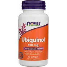 Now Foods Ubiquinol 100 mg 60 kapslí