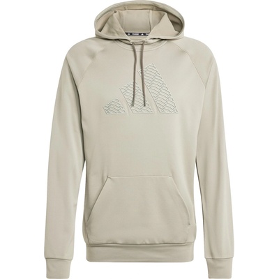 Adidas Мъжки суичър Adidas Gg Bl Hd Hoody Mens - Silver Pebble