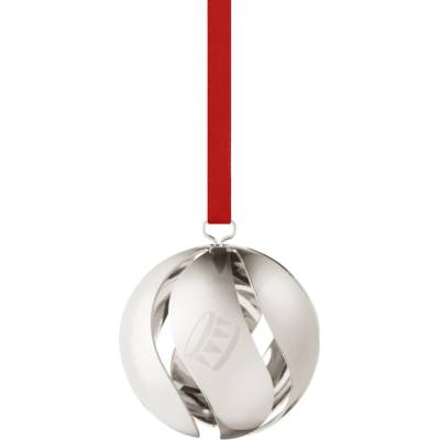 Georg Jensen Vánoční ozdoba Ball Palladium 2026 – sběratelská edice, stříbrná barva, kov
