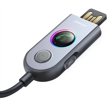Image 1 of Joyroom Ресийвър Joyroom JR-CB6 Car-B, Bluetooth 5.3, тъмносив (JR-CB6 Gray)