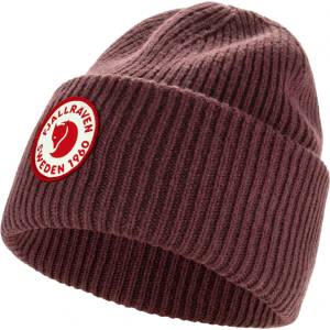 Fjällräven Зимна шапка (beanie) Fjällräven 1960 Logo Hat Beanie - Port - размер One Size (204-6599-1211)