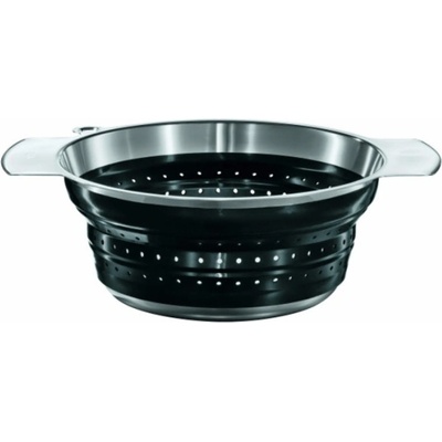 Skládací cedník silikonový 24 cm černý - RÖSLE