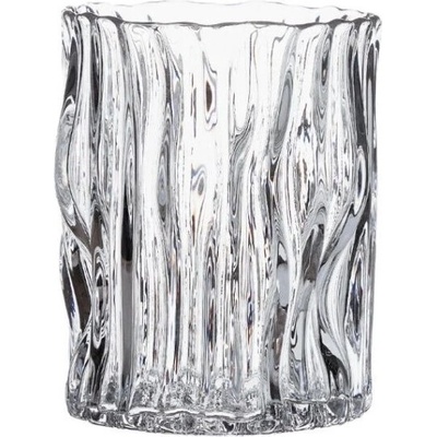 Skleněný svícen Livi Wave Clear 15 cm Wikholm Form