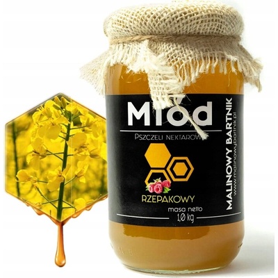 Repkový nektárový med tekutý Malinowy Bartnik 1 kg