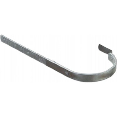 Gutta žľabový hák FeZn stříbrná 250 mm 430 mm přímý