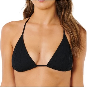 Rip Curl Дамско бикини горнище Rip Curl Women's Vibe Surf Multi Fit Tri Bikini top - Black (150-6002-0115)