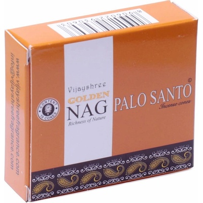 Vijayshree Vonné kužely Golden Nag Palo santo 10 ks – Zboží Dáma Vijayshree Vonné kužely Golden Nag Palo santo 10 ks – Zboží Dáma