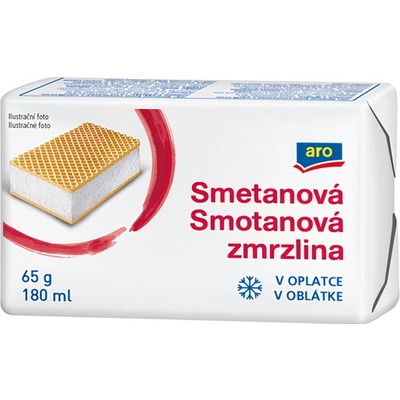 ARO Zmrzlina smetanová v oplatce 180ml