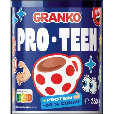Granko Pro-teen Instantný kakaový nápoj s proteínom 330 g
