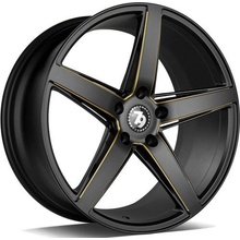 Seventy9 Sv-N 8x18 5x120 ET30 black matt milled gold