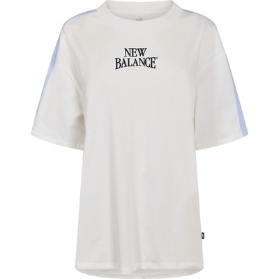 New Balance Тениска New Balance NBLS Heritage OS Tee Ld62 - White
