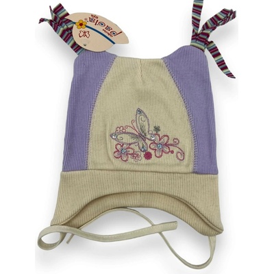 Paola Dívčí jarní čepice BUTTERFLY Fialová