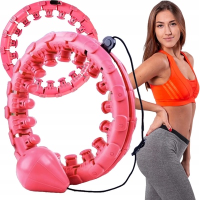 Lewer Hula hoop s výstupky 50 cm růžové – Hledejceny.cz