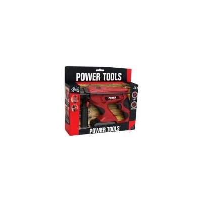 LEAN Toys DIY Drill Red Battery-Powered Drills