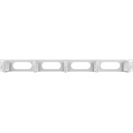 Lanberg 19" 1u панел за управление на кабели тип b, сив (ak-1205-s) (ak-1205-s)