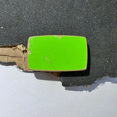 Wood Style opasek Skejt Kulatý spona 15 Hnědá