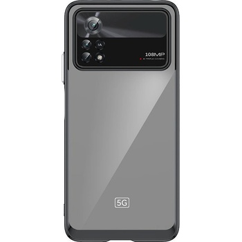 HQWear Кейс Outer Space за Xiaomi Poco X4 Pro 5G, с гъвкава рамка, черен (9145576264034)