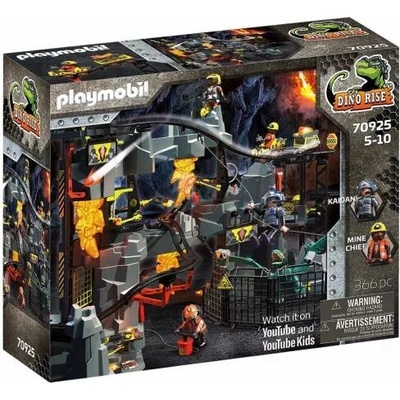 Playmobil Dino Mine Игрален комплект за спасяване на динозавър 70925 (4008789709257)
